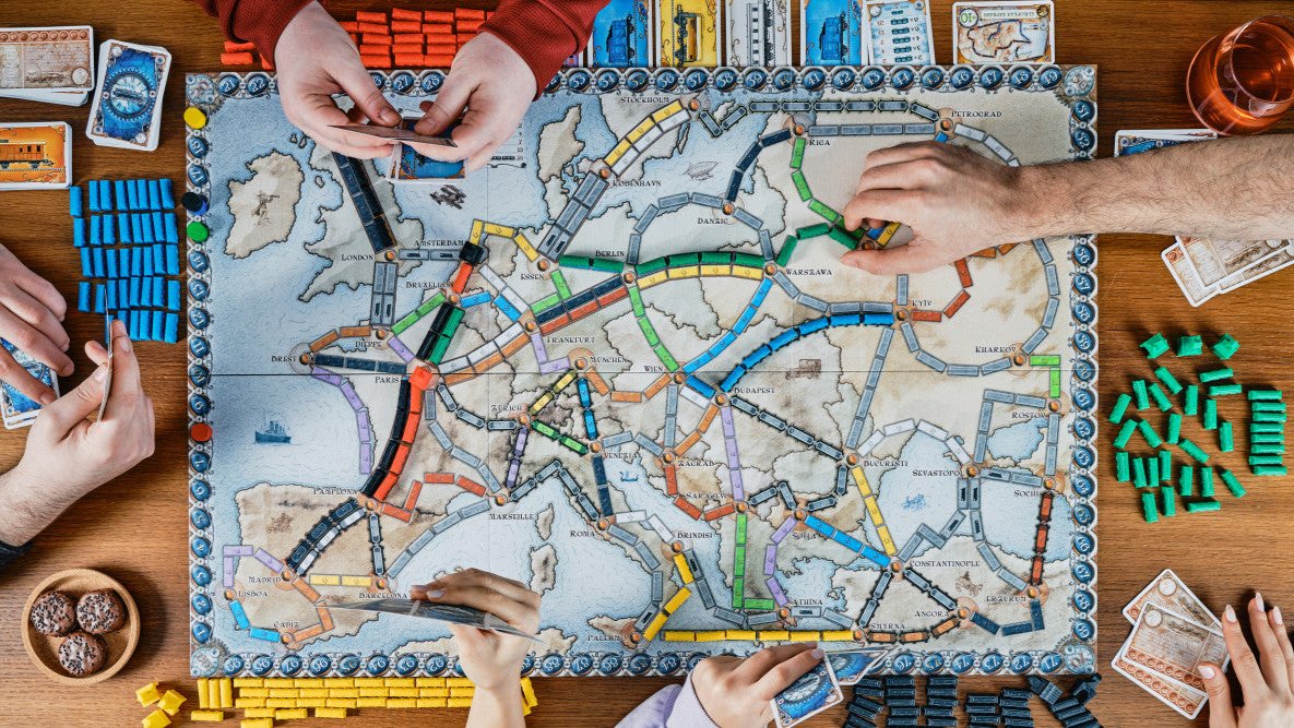 ticket to ride europe being played 