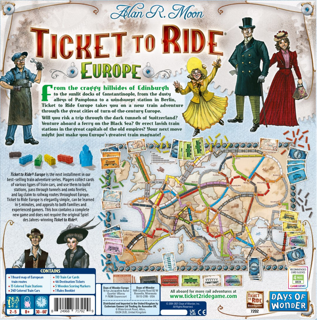 ticket to ride europe back of box